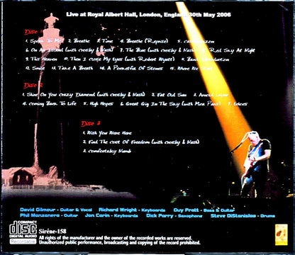 David Gilmour/London,UK 2006 DAT Master Complete