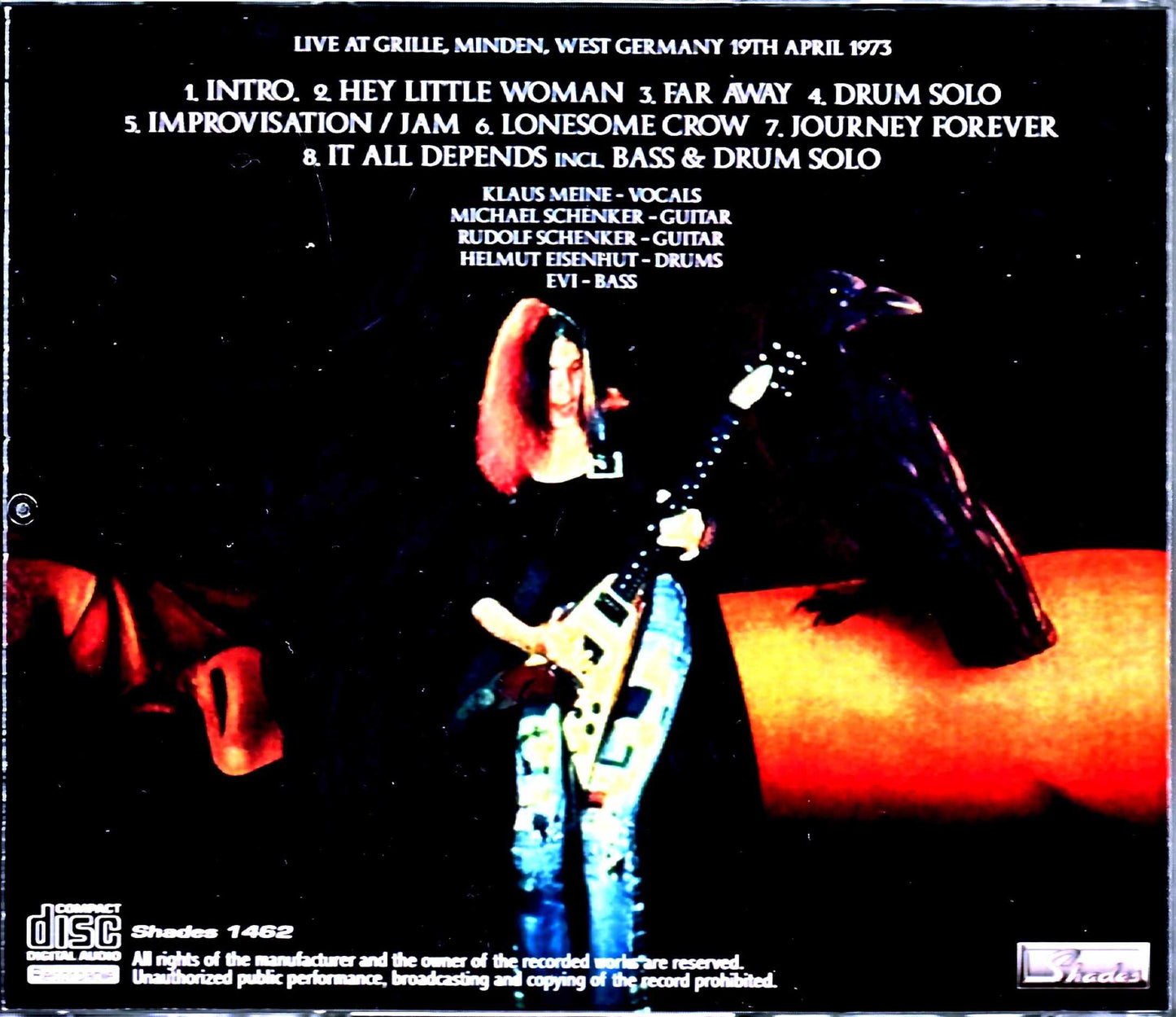 Scorpions Michael Schenker Scorpions Michael Schenker/West Germany 1973