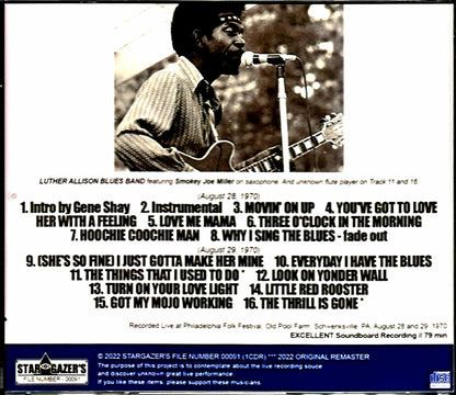 Luther Allison Blues Band Luther Allison/PA,USA 1970 2Days