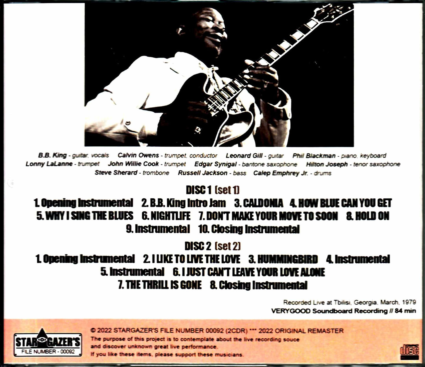 B.B. King B.B. King/Georgia 1970