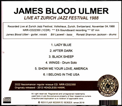 James Blood Ulmer/Switzerland 1988