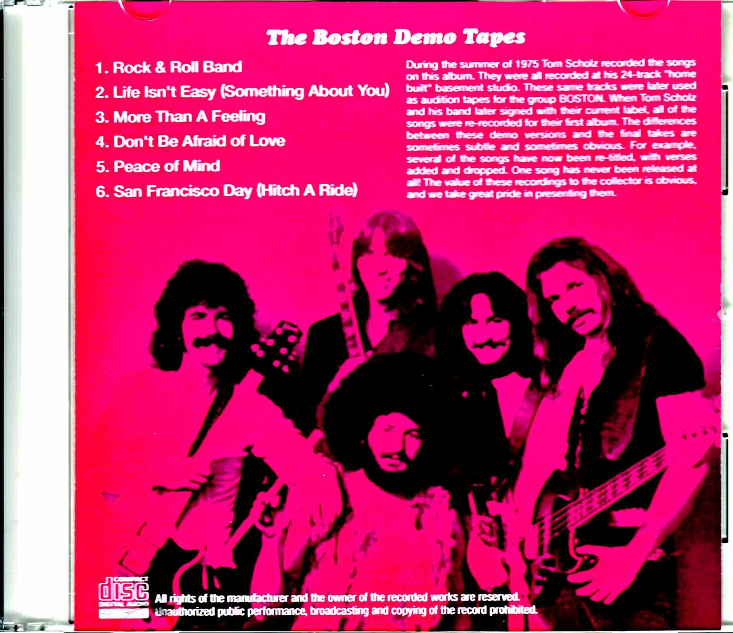 Boston/We Found it in the Traschan,Honest! Demos Tapes