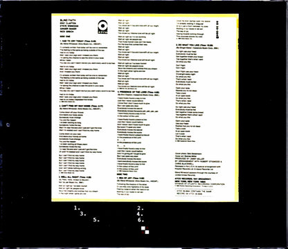 Blind Faith D/J Copy Monaural