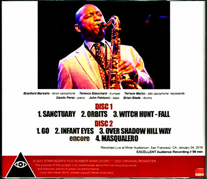 Branford Marsalis Danilo Perez - piano John Patitucci Branford Marsalis Danilo Perez/CA,USA 1.4.2019