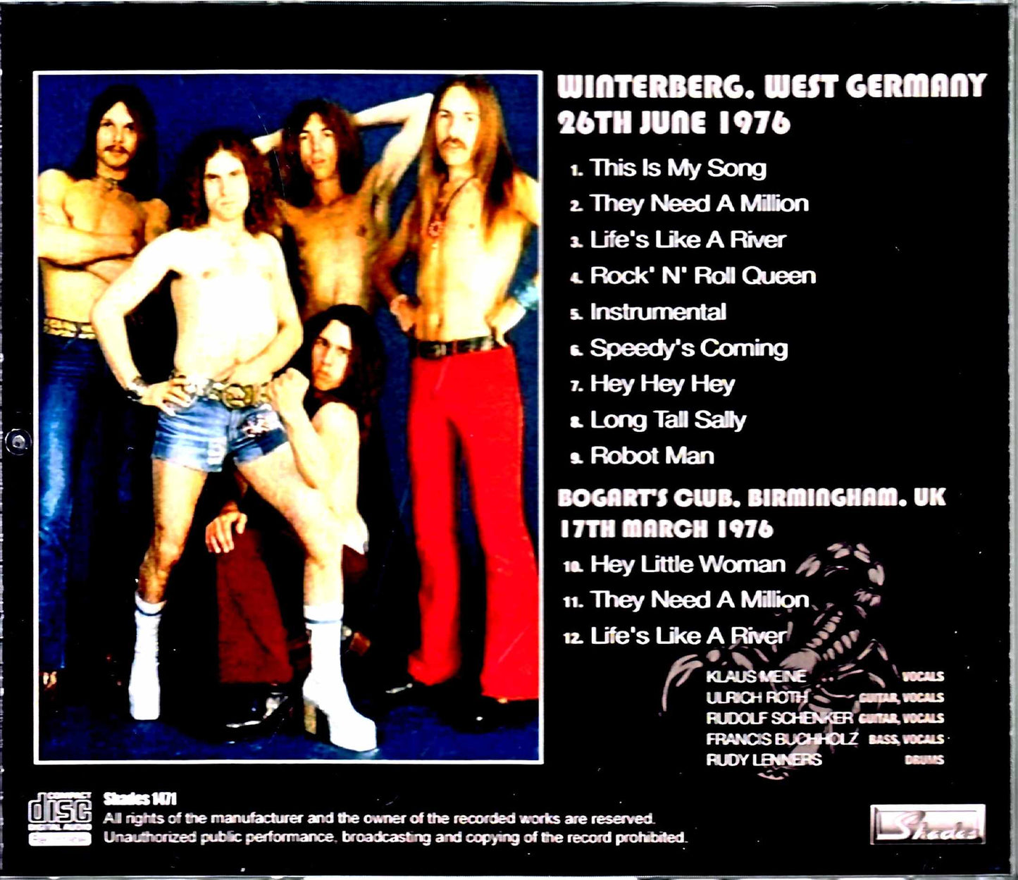 Scorpions/West Germany 1976 & more