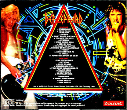 Def Leppard/CO,USA 1988