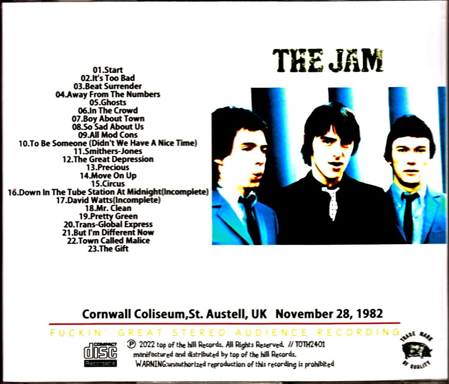 Jam,The Jam/England,UK 1982 Complete