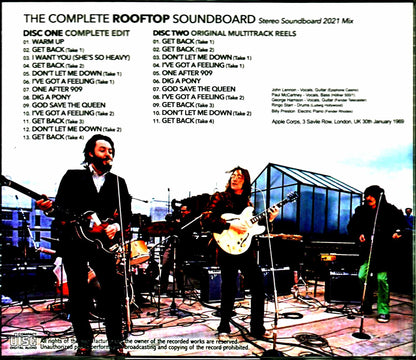 Beatles/Rooftop London,UK 1969 Stereo Soundboard 2021 Mix