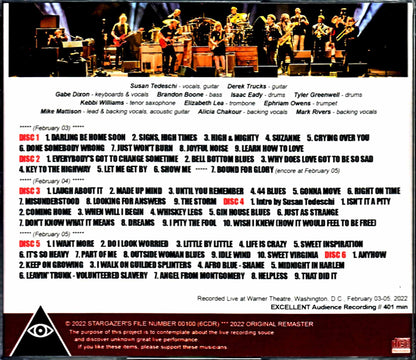 Tedeschi Trucks Band/WA,USA 2022 3Days Complete