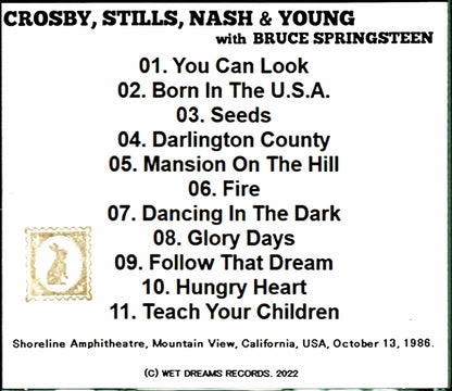 Crosby, Stills, Nash & Young Bruce Springsteen Crosby, Stills, Nash & Young/CA, USA 1986 Complete