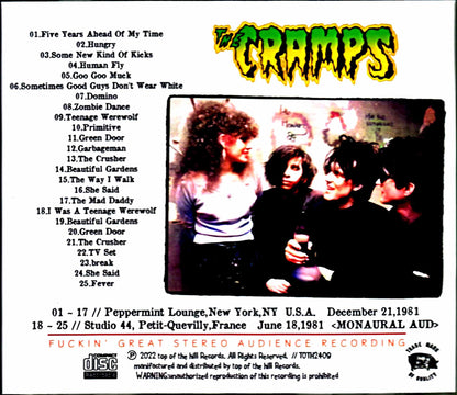 Cramps/NY,USA 1981 & more