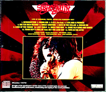 Aerosmith/Tokyo,Japan 2.9.1977