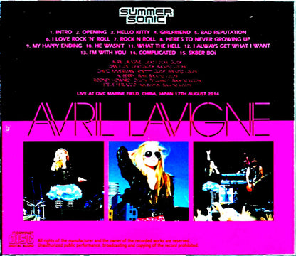 Avril Lavigne/Chiba,Japan 8.17.2014 Complete
