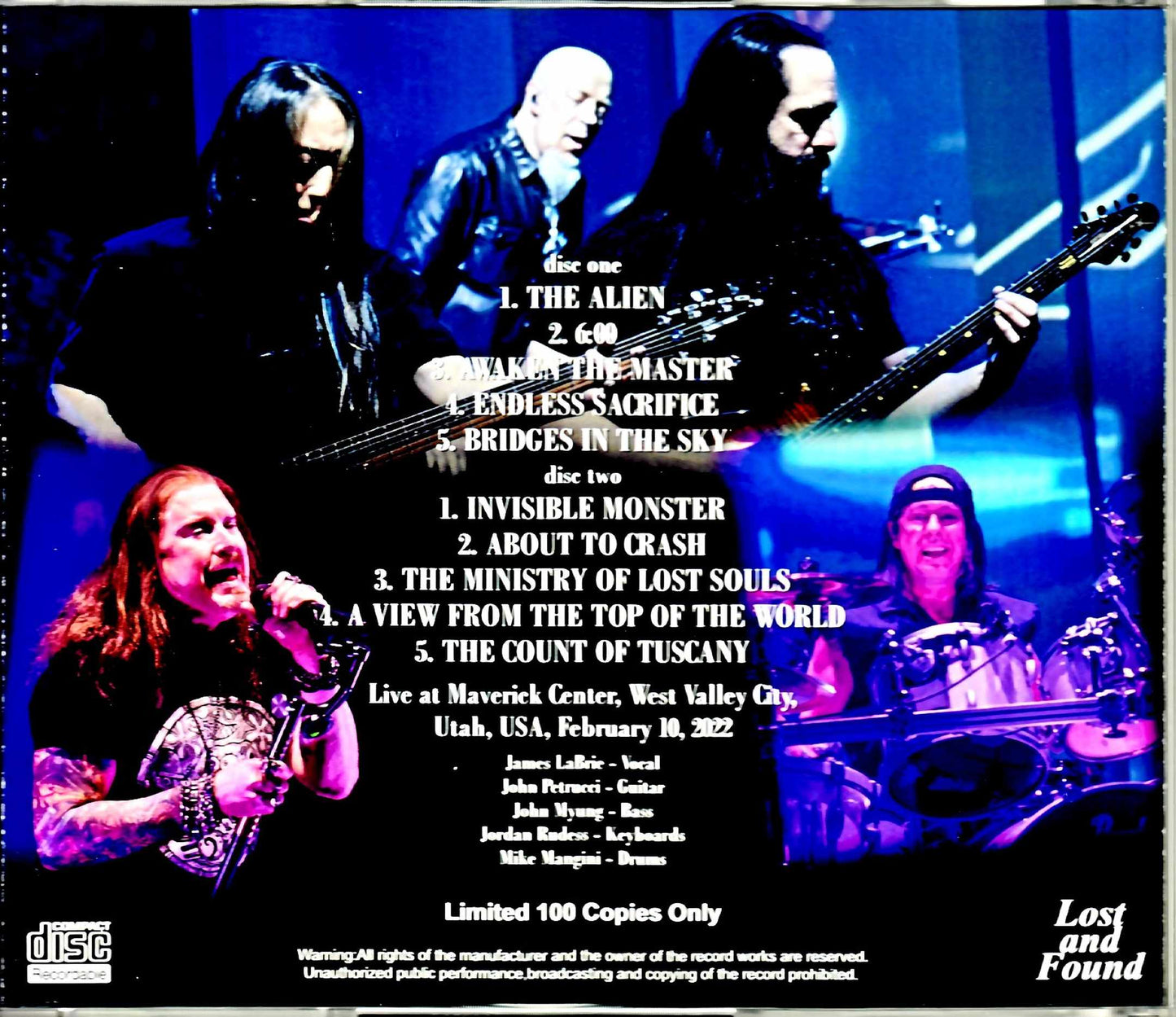 Dream Theater Dream Theater/UT,USA 2022 Complete