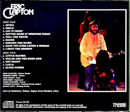 Eric Clapton Eric Clapton/Tokyo,Japan 10.31.1974 New Source