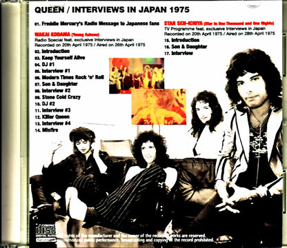 Queen / Interview Special 1975 Radio & TV Program 1975