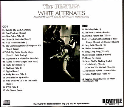 Beatles The Beatles/White Album White Album Alternate Mix, Demo And Outtakes 2022