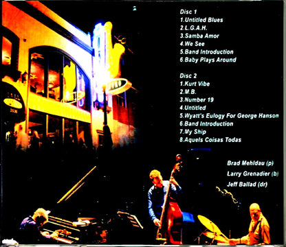 Brad Mehldau Trio Brad Mehldau/MO,USA 2008 2Shows