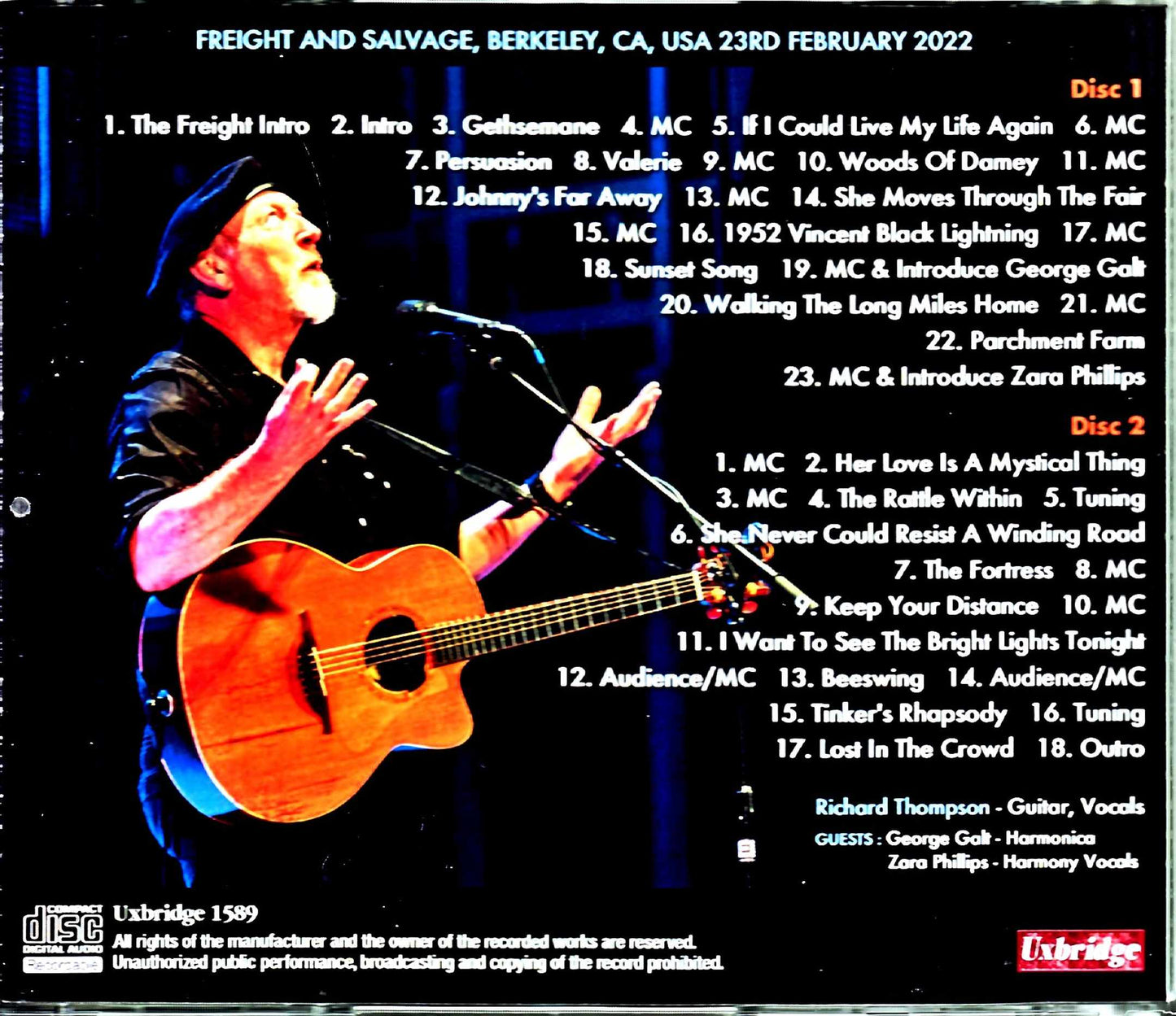 Richard Thompson Richard Thompson/CA,USA 2022 Complete