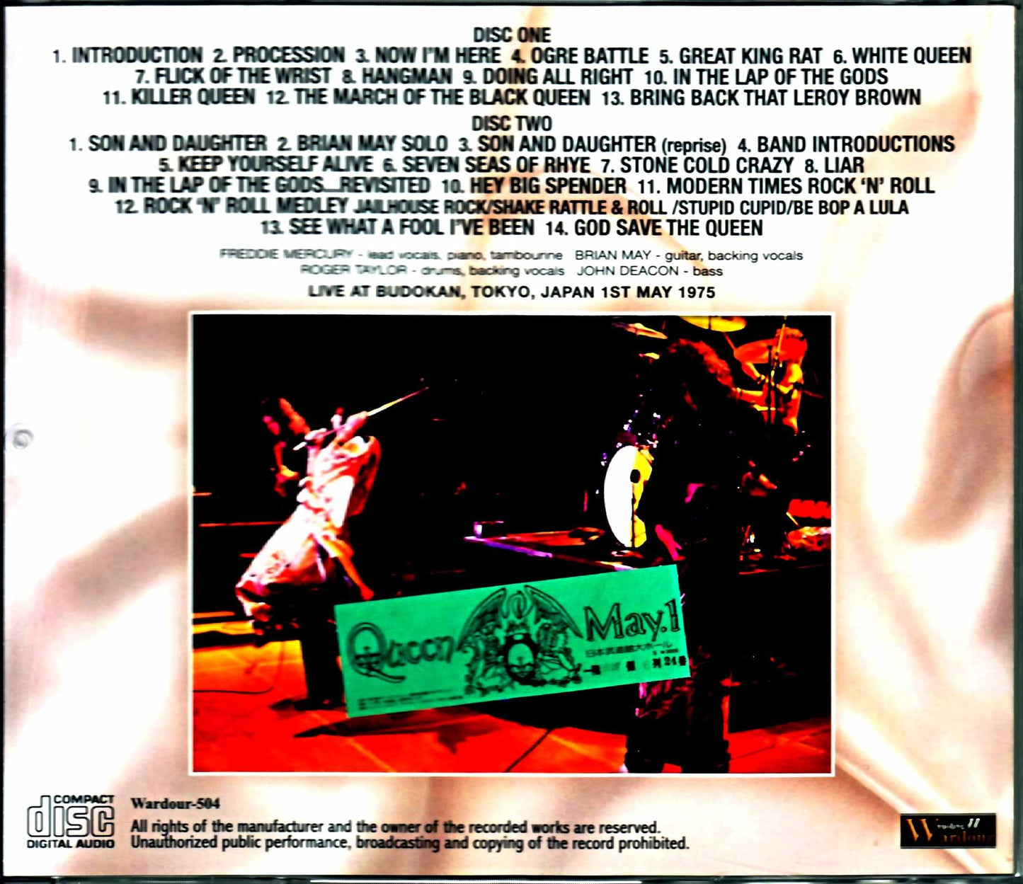 Queen / Tokyo, Japan 5.1.1975 Complete