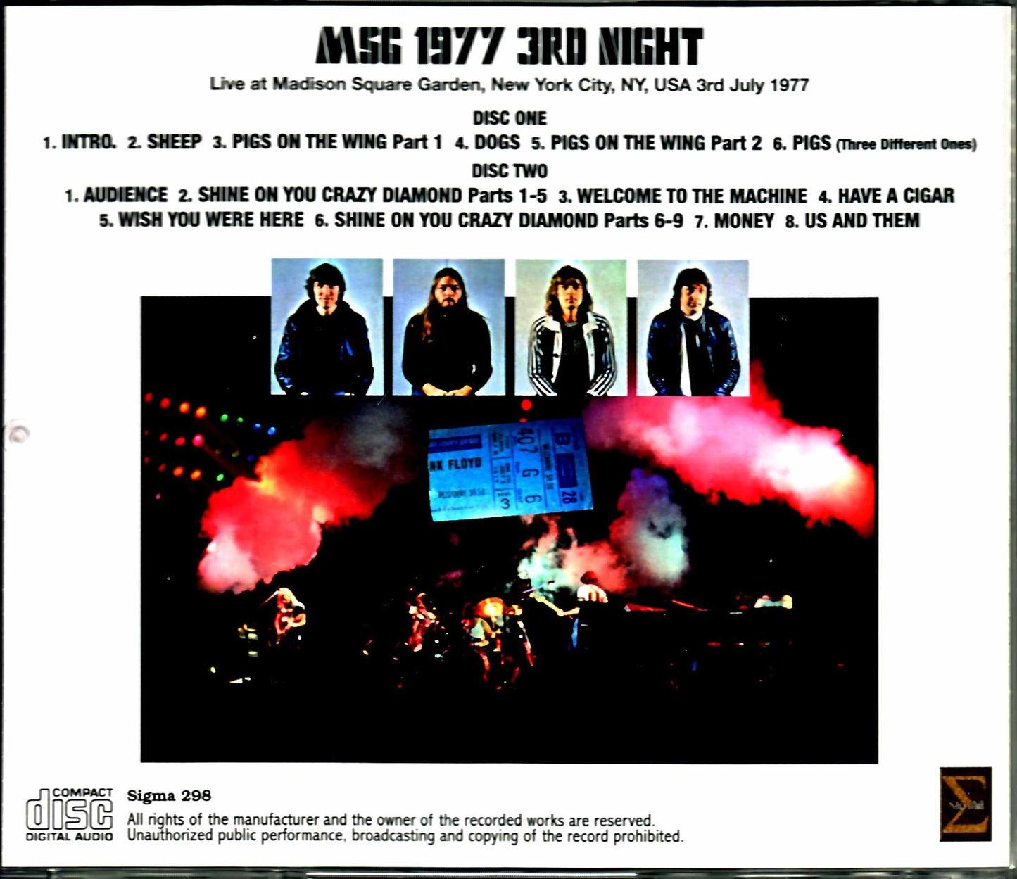 Pink Floyd Pink Floyd/NY,USA 7.3.1977 Complete Upgrade