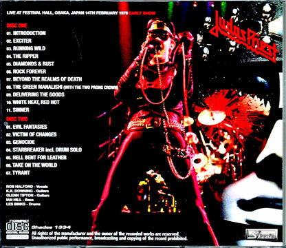Judas Priest/Osaka,Japan 2.14.1979 Early Show Upgrade