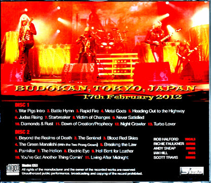 Judas Priest/Tokyo,Japan 2.17.2012