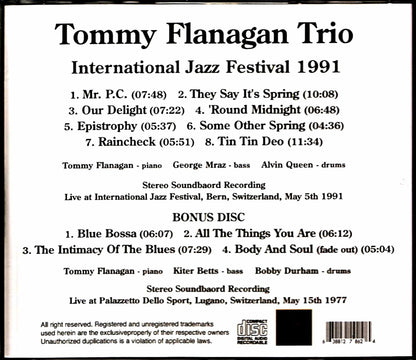 Tommy Flanagan Trio Tommy Flanagan/Switzerland 1991 & more