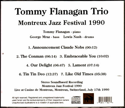 Tommy Flanagan Trio Tommy Flanagan/Switzerland 1990
