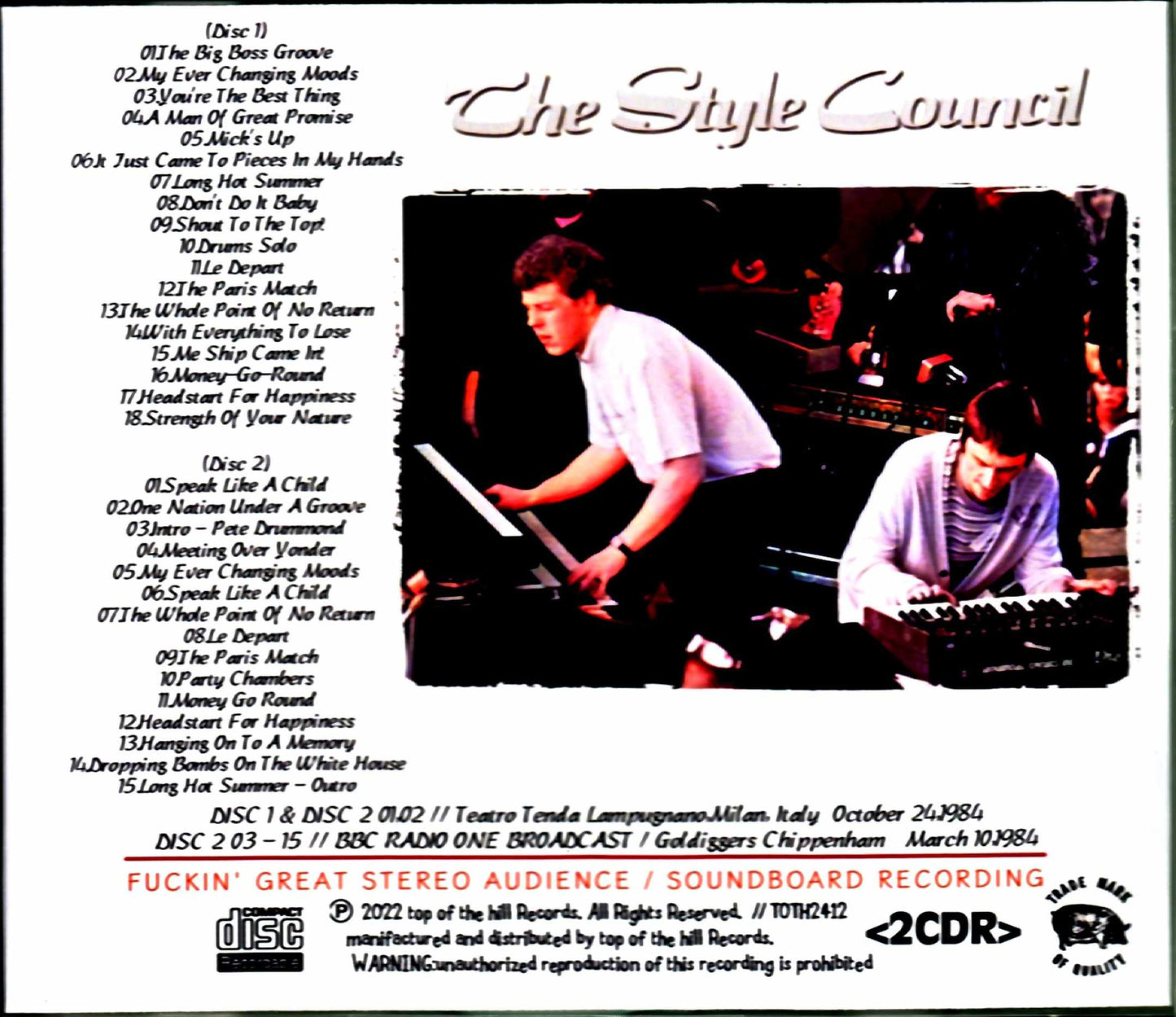 Style Council/Italy 1984 Complete & more