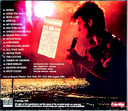 Echo & the Bunnymen/NY,USA 1984