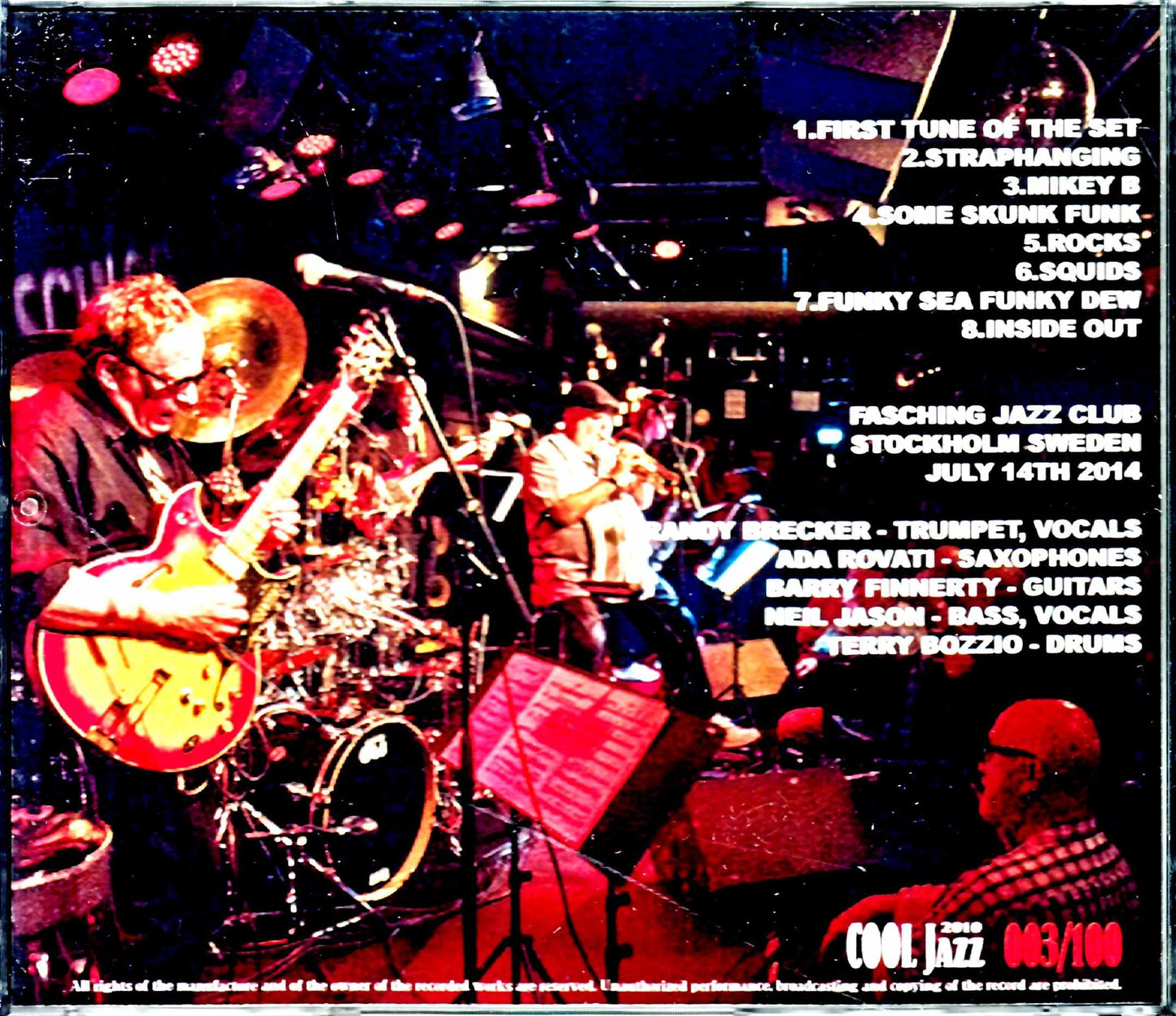 Brecker Brothers Band Reunion Brecker Brothers/Sweden 2014 Complete