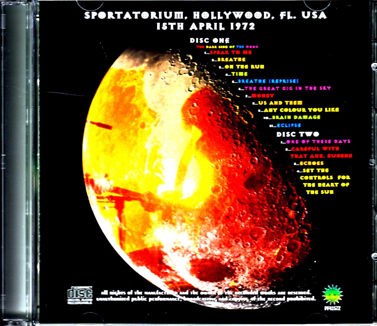 Pink Floyd Pink Floyd/FL,USA 4.15.1972 Complete