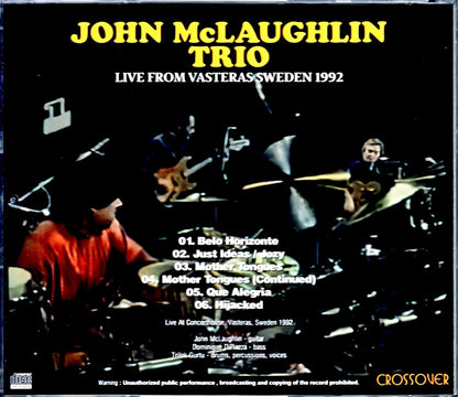 John McLaughlin Trio John McLaughlin/Sweden 1992