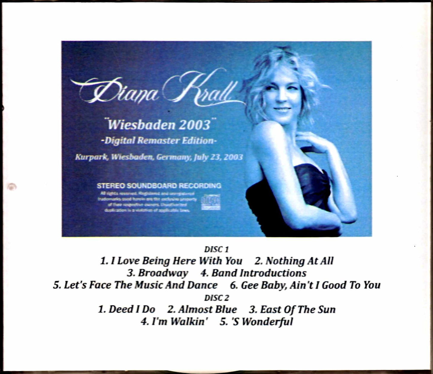 Diana Krall/Germany 2003 New Remaster Edition
