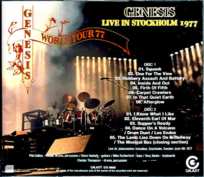 Genesis/Sweden 1977 Complete