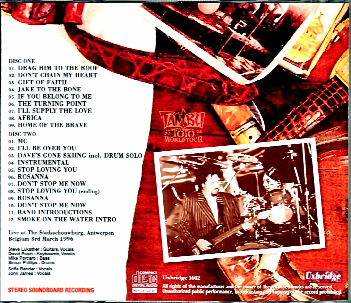 Toto Toto/Belgium 3.3.1996