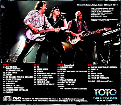 Toto / Tokyo performance 2nd day performance 2014 Complete version Tokyo,Japan 4.28.2014 & Soundcheck Complete S & V