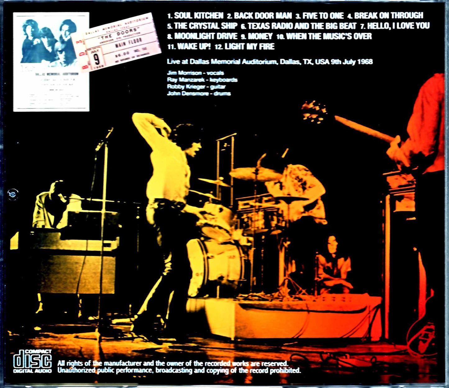 Doors/TX,USA 1968