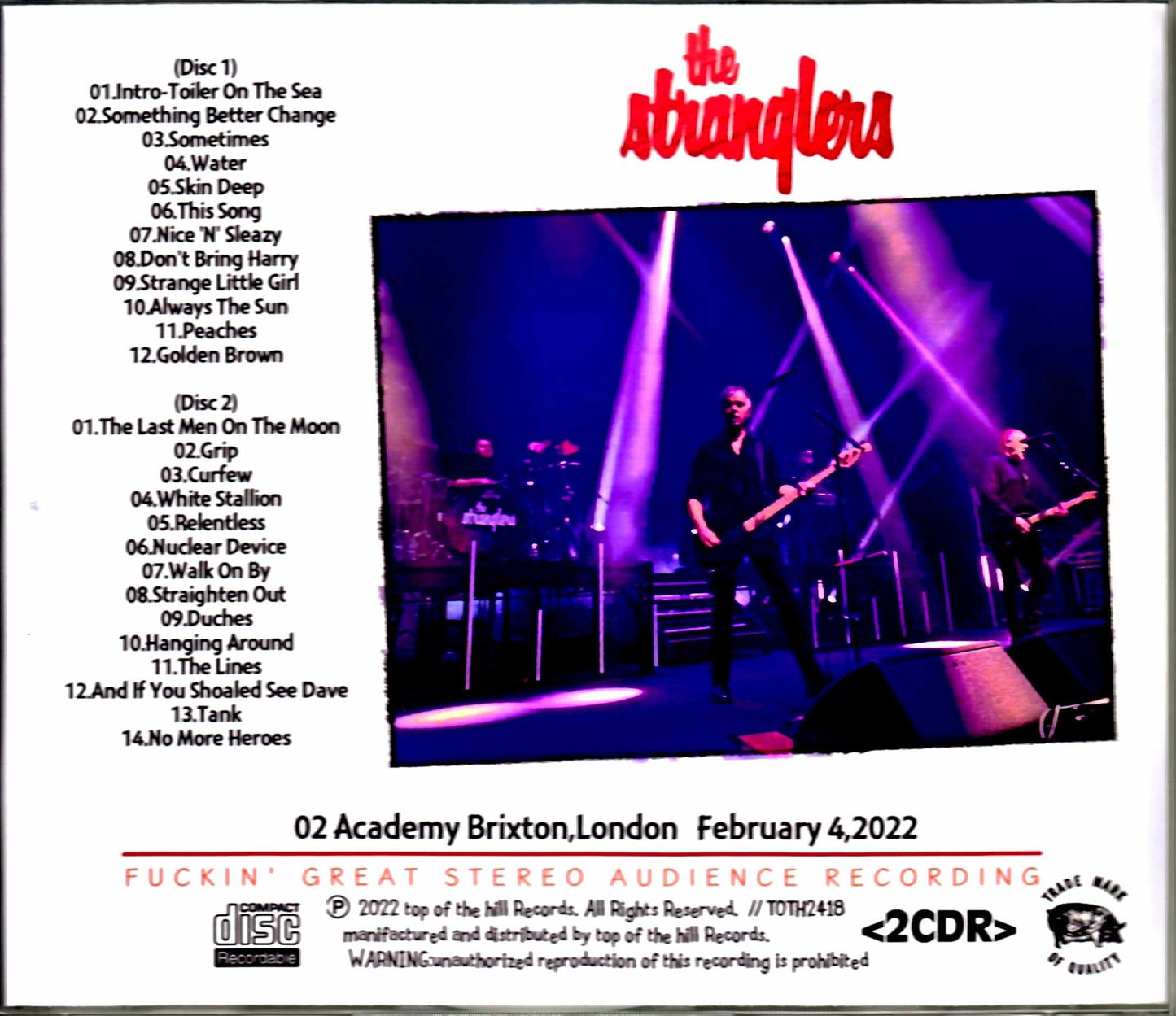 Stranglers/London,UK 2022 Complete