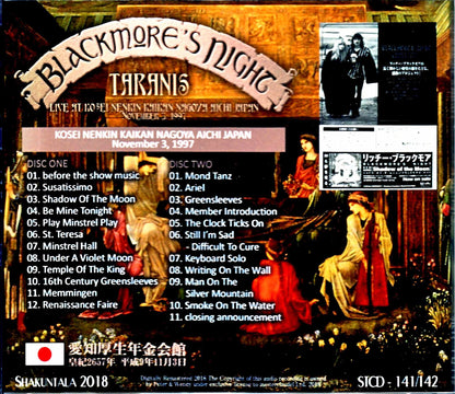 Blackmore's Night Blackmore's Night / Aichi Koseinenkin Hall Performance 1997 Complete Edition Aichi,Japan 1997 Complete