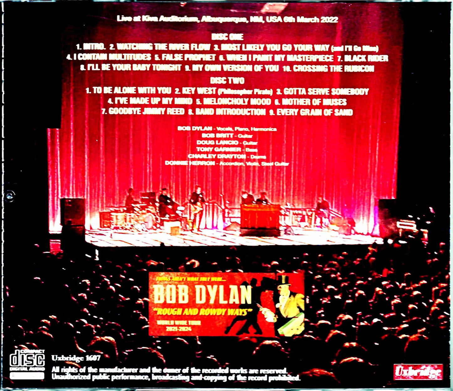 Bob Dylan/NM,USA 2022