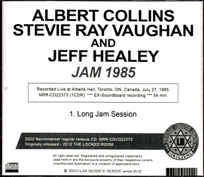 Albert Collins Stevie Ray Vaughan Jeff Healey Albert Collins Stevie Ray Vaughan/Canada 1985