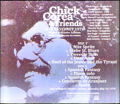 Chick Corea Steve Gadd Eddie Gomez Chick Corea Steve Gadd/Australia 1978 2022 Remaster Edition