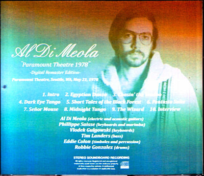 Al di Meola Al di Meola/WA,USA 1978 2022 Remaster Edition