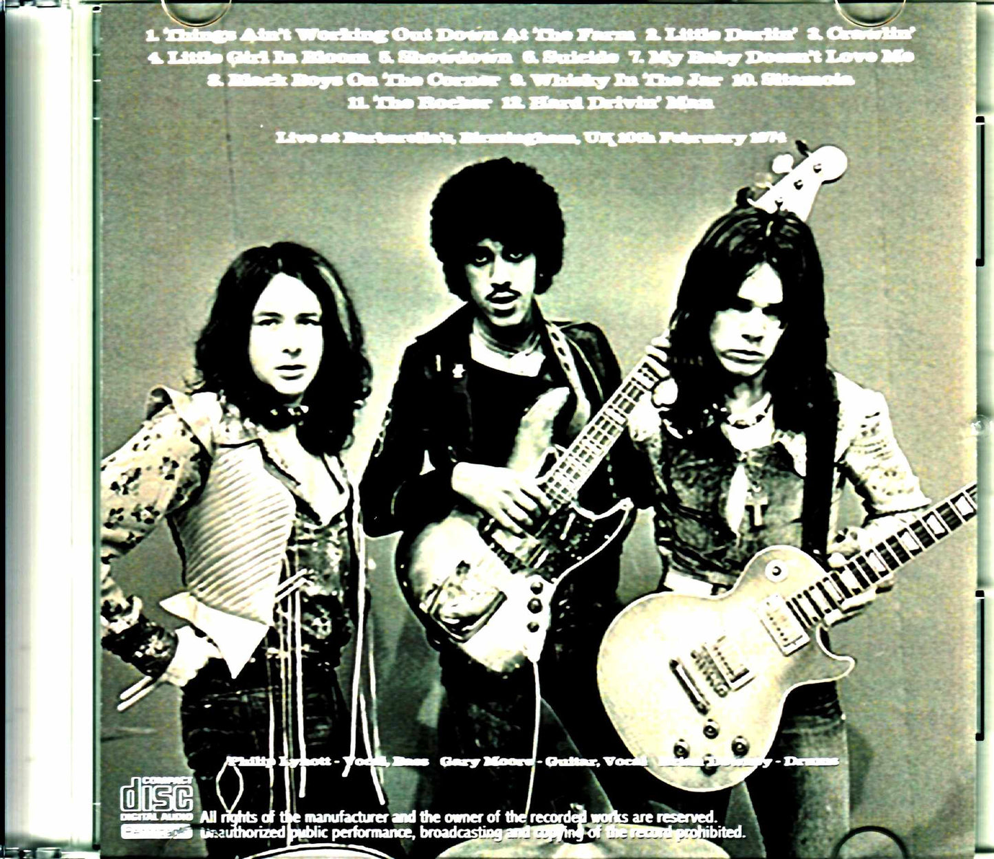 Thin Lizzy Gary Moore Thin Lizzy Gary Moore/England,UK 1974