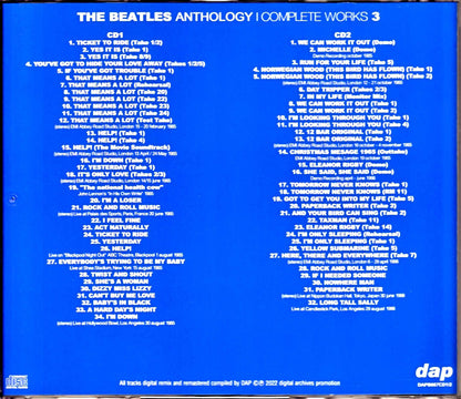Beatles / Anthology Newly Edited, Expanded, and Revised Edition "Complete Works" 3rd Edition Anthology Complete Works Vol.3