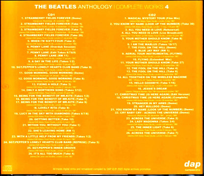 Beatles / Anthology Newly Edited and Expanded Edition "Complete Works" 4th Anthology Complete Works Vol.4