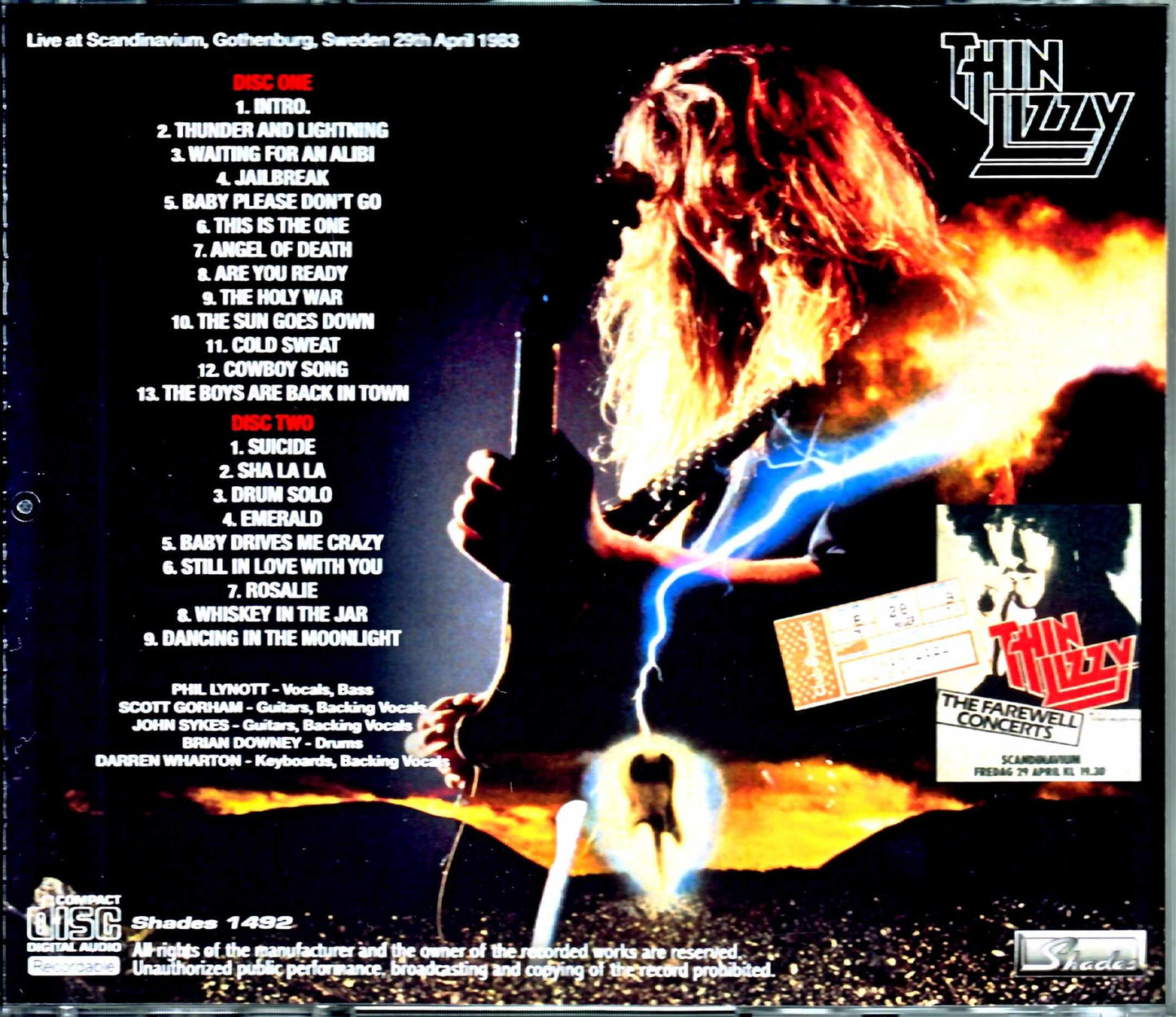 Thin Lizzy Thin Lizzy/Sweden 1983