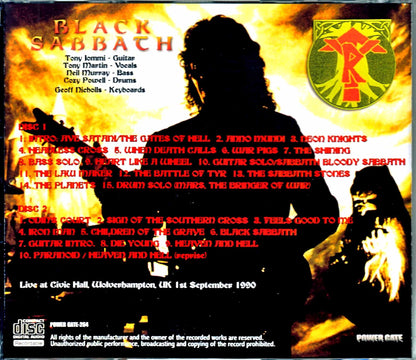 Black Sabbath/England,UK 1990 Complete
